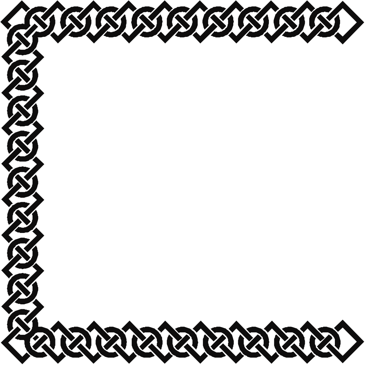Celtic Borders Clipart  Intricate Designs for Creative Projects