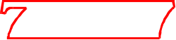 Vivid Red and White Borders Clipart for Creative Designs