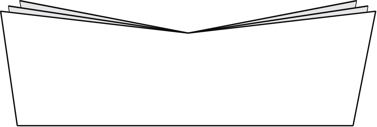 Blank Book Clipart with Decorative Borders - Ideal for Custom Designs