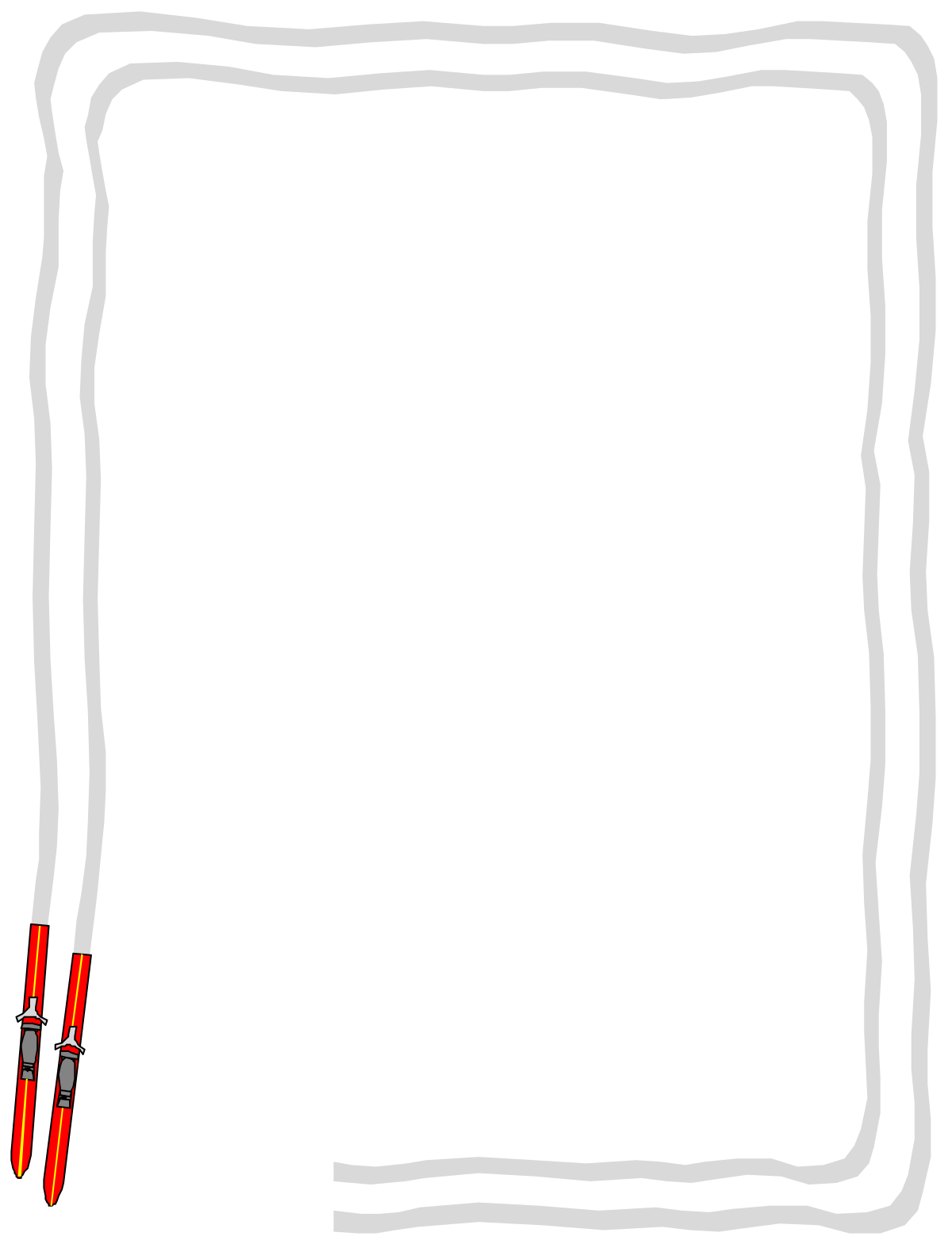 a black square with a red pen on top clip art png transparent Black Square with Red Pen Top Clipart - Creative Borders Design