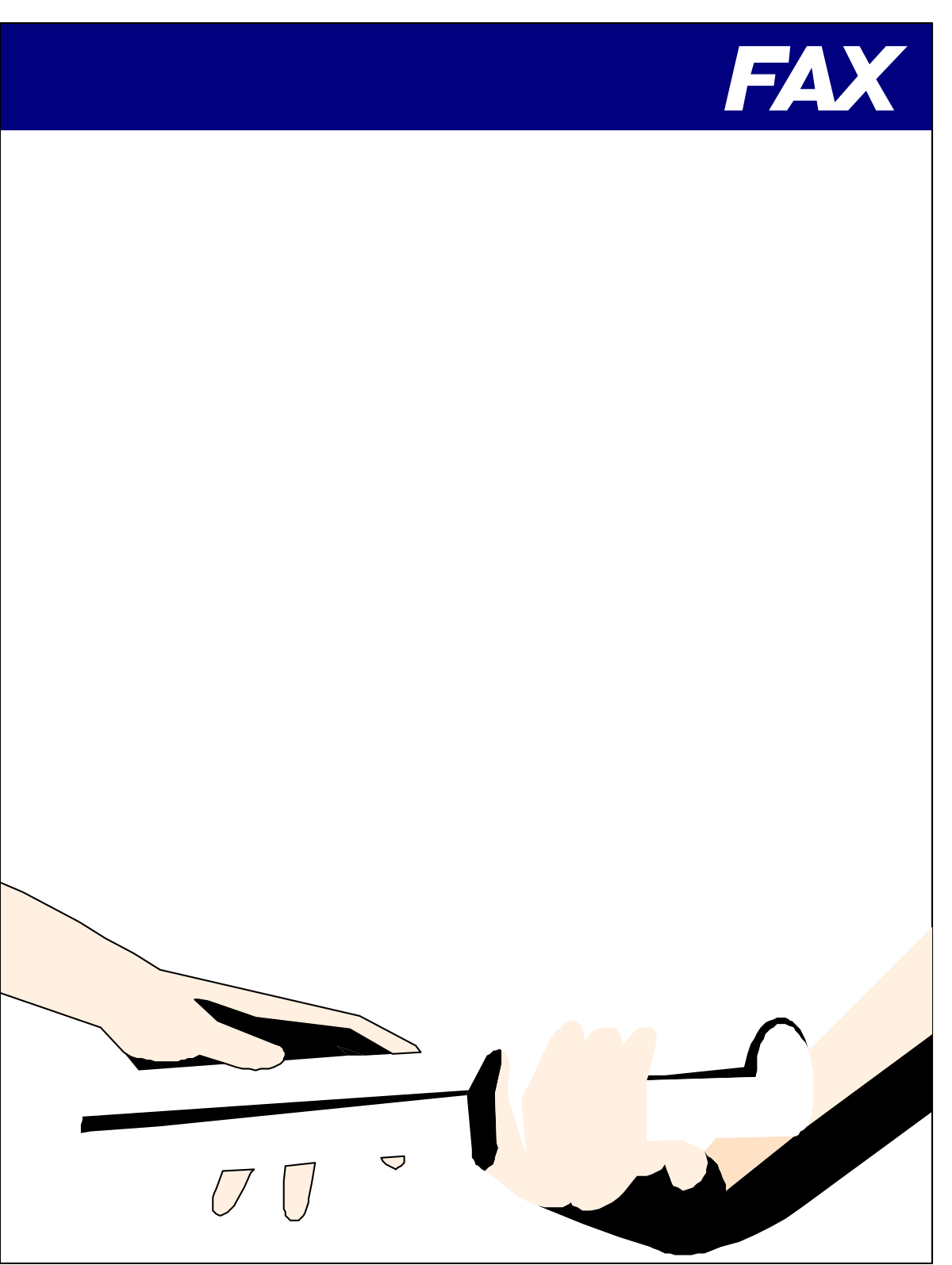 Cell Phone Clipart: Person Holding Mobile Device with Borders