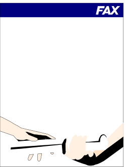 Cell Phone Clipart: Person Holding Mobile Device with Borders