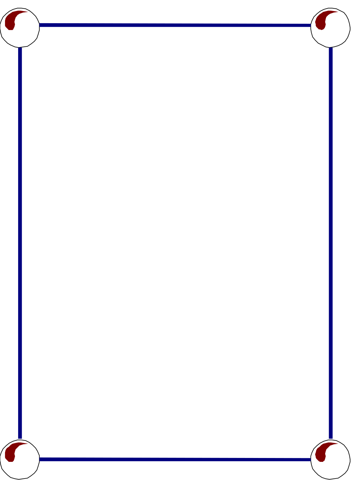 Red Border Square Frame Clipart for Creative Designs