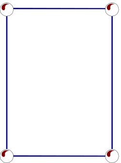 Red Border Square Frame Clipart for Creative Designs