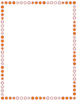 Elegant Black Background with Gold Border and White Stars Clipart
