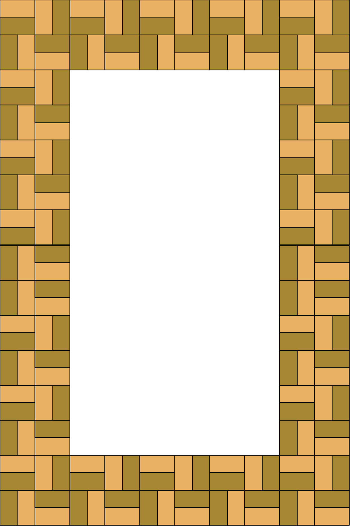 a square frame made of bricks clip art png transparent Brick Border Clipart - Square Frame for Creative Designs
