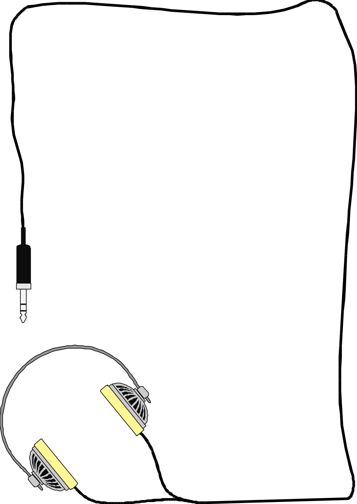Light Bulb Clipart on Black Background - Creative Borders for Design