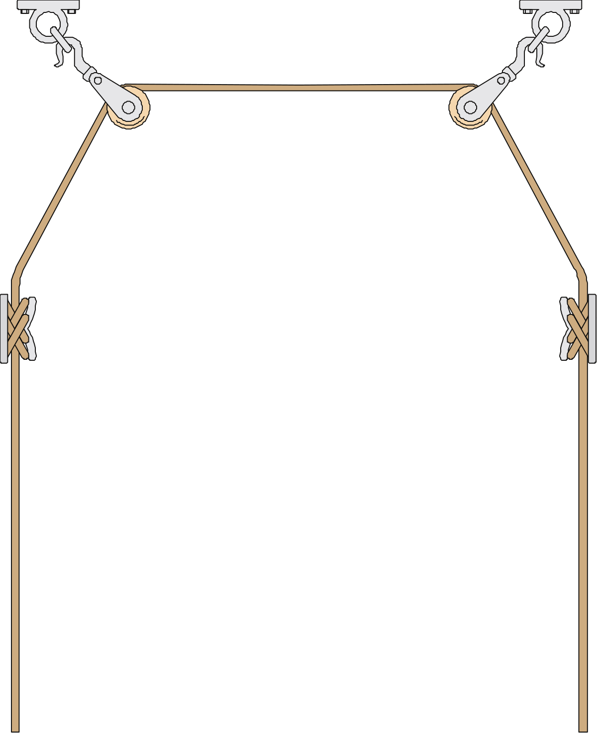 Elegant Gold Frame with Black Background Clipart