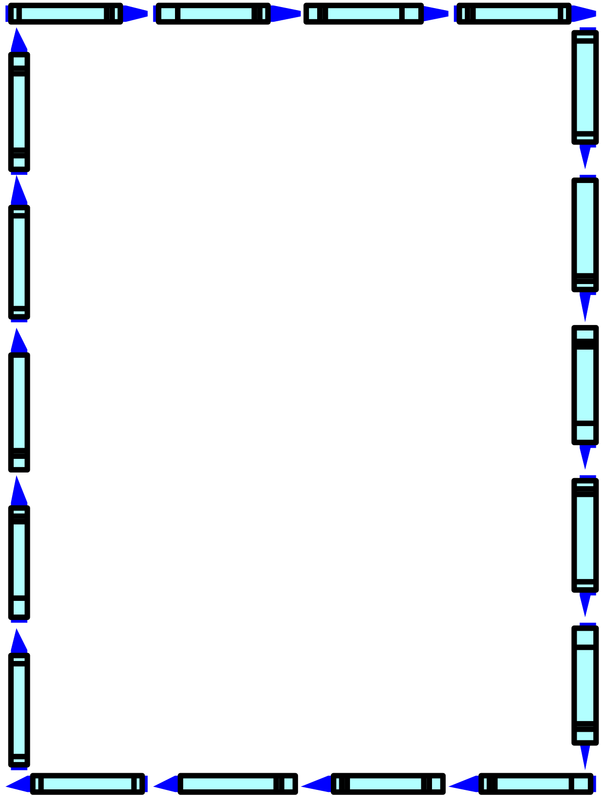 Black and White Photo Frame Clipart - Elegant Borders for Your Designs