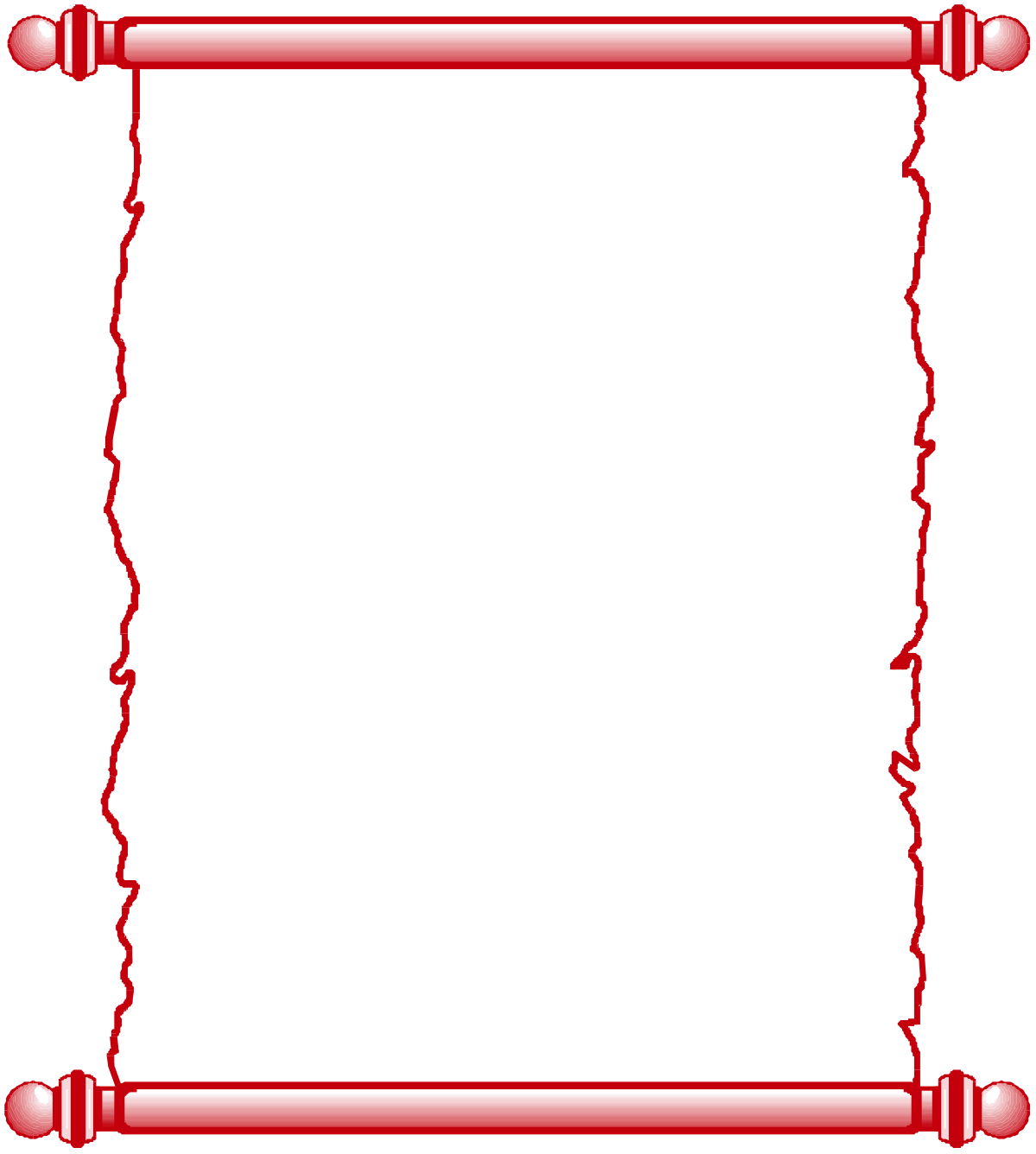 Borders Clipart: Exquisite Scroll Design for Creative Projects