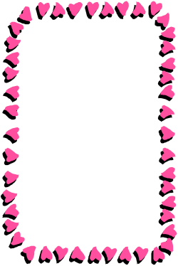 Heart-Shaped Frame Clipart - Decorative Borders for Creative Projects