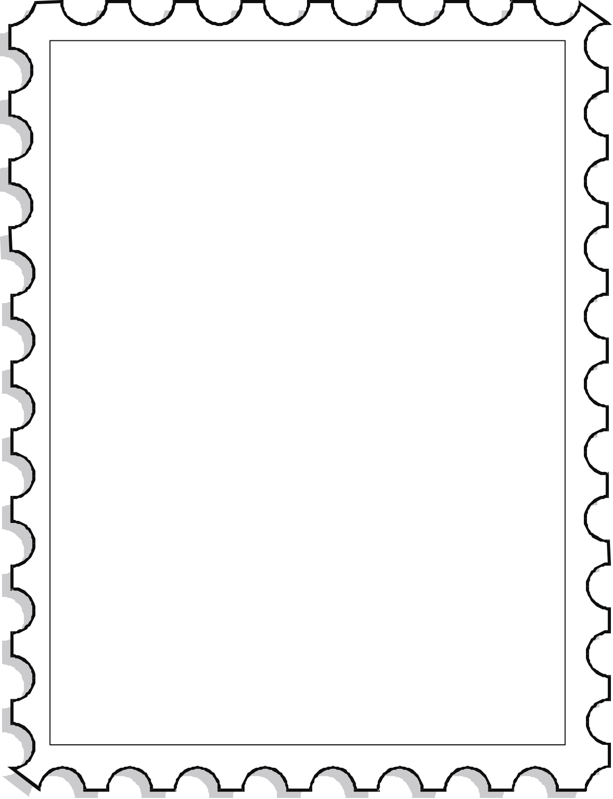 Black Border Clipart - Stylish Square Frame Design for Creative Projects
