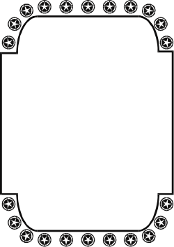 Black and White Decorative Pattern Frame Clipart - Elegant Borders for All Designs