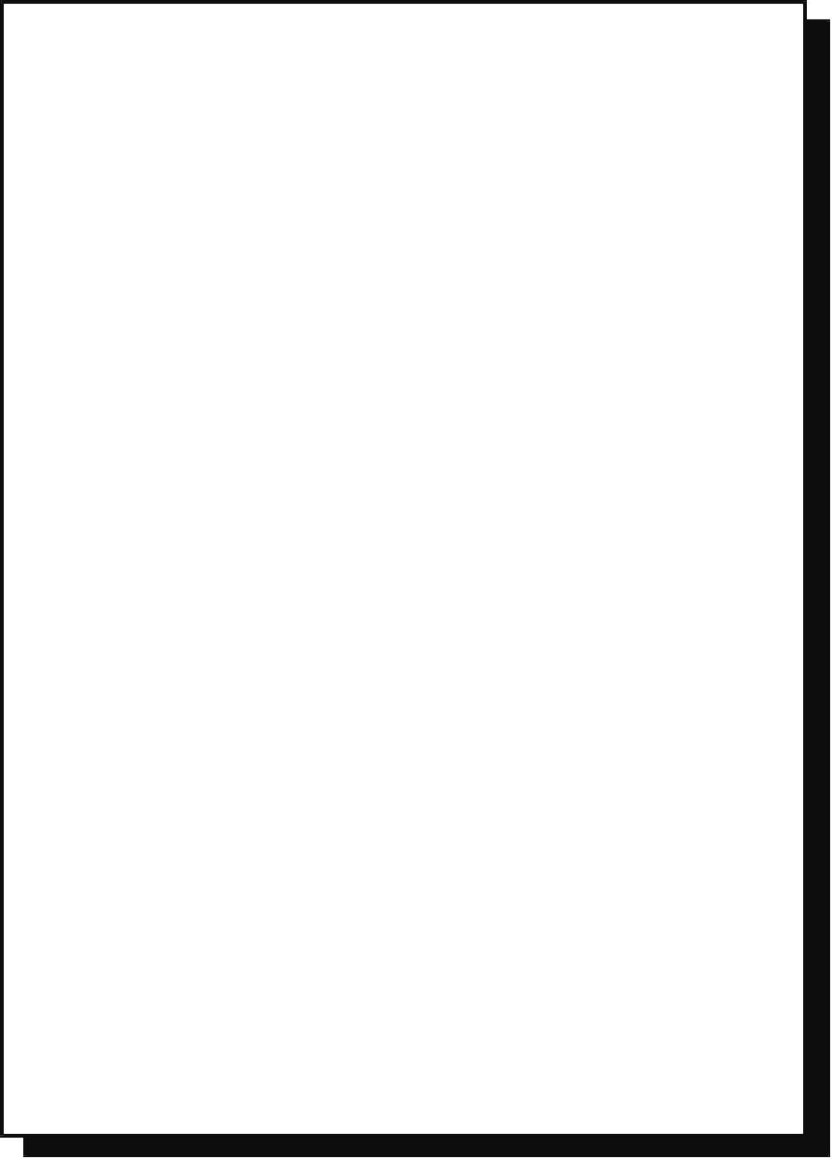 Square Frame with White Background - Elegant Borders Clipart