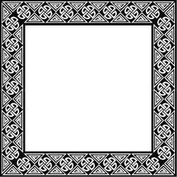 Celtic Borders Clipart - Elegant Black and White Designs
