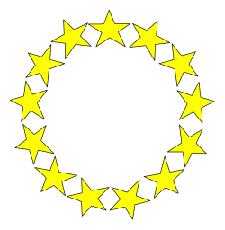 Circle of Stars Clipart - Enchanting Borders for Creative Designs
