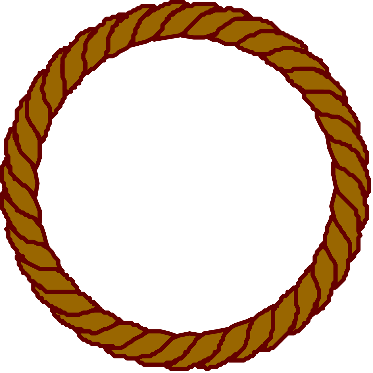 a circle with rope around it clip art png transparent Circle with Rope Border Clipart - Perfect for Graphic Design and Crafts