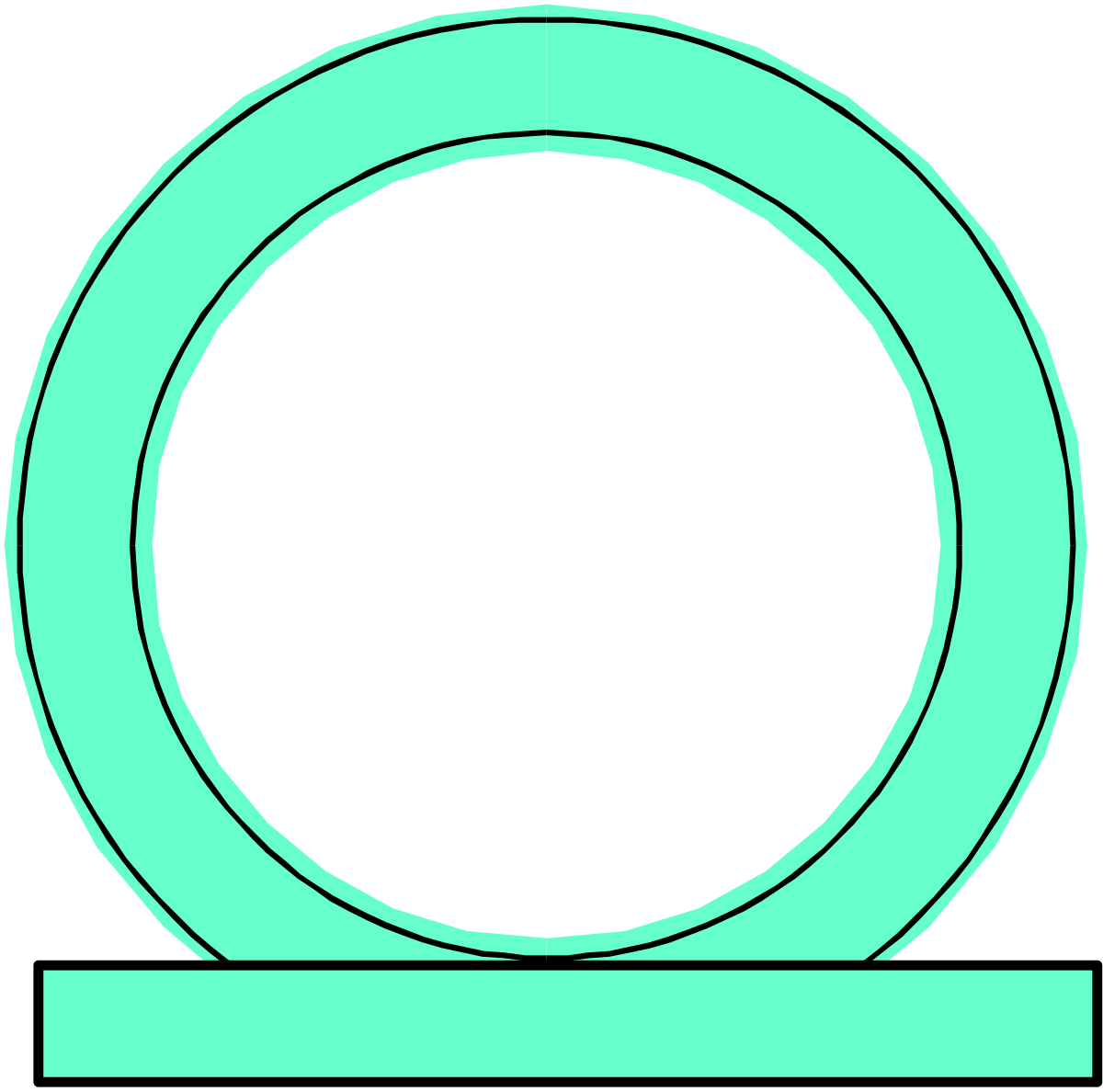 Green Circle Logo Clipart - Vibrant and Versatile Border Designs