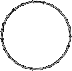 Circular Frame with Arrows - Versatile Clipart for Creative Borders