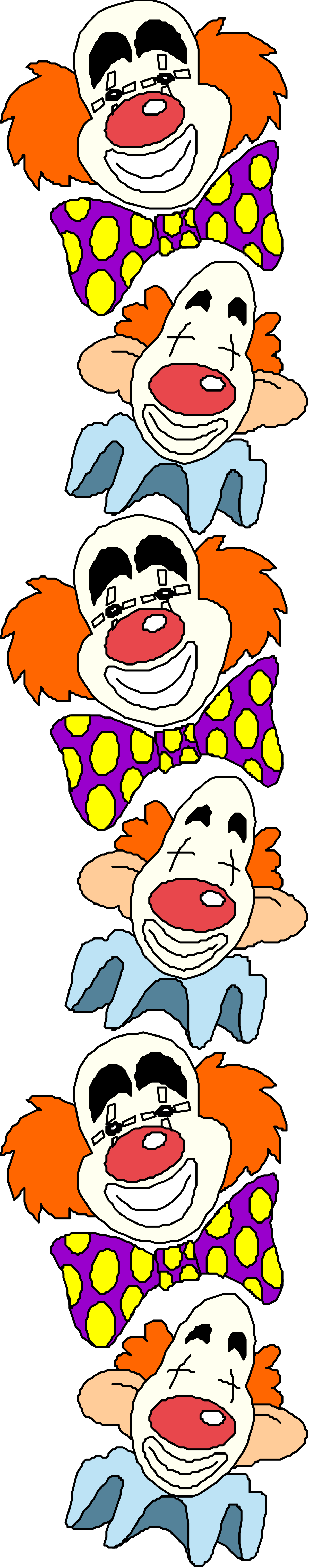 a bunch of cartoon faces with different expressions clip art png transparent Cartoon Faces with Different Expressions - Fun Clipart for Creative Projects