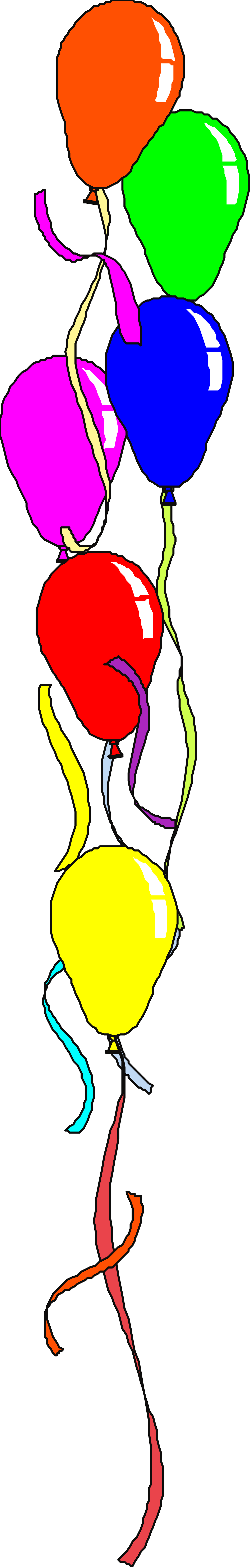 Vibrant Balloon Clipart Collection for Celebrations and Events
