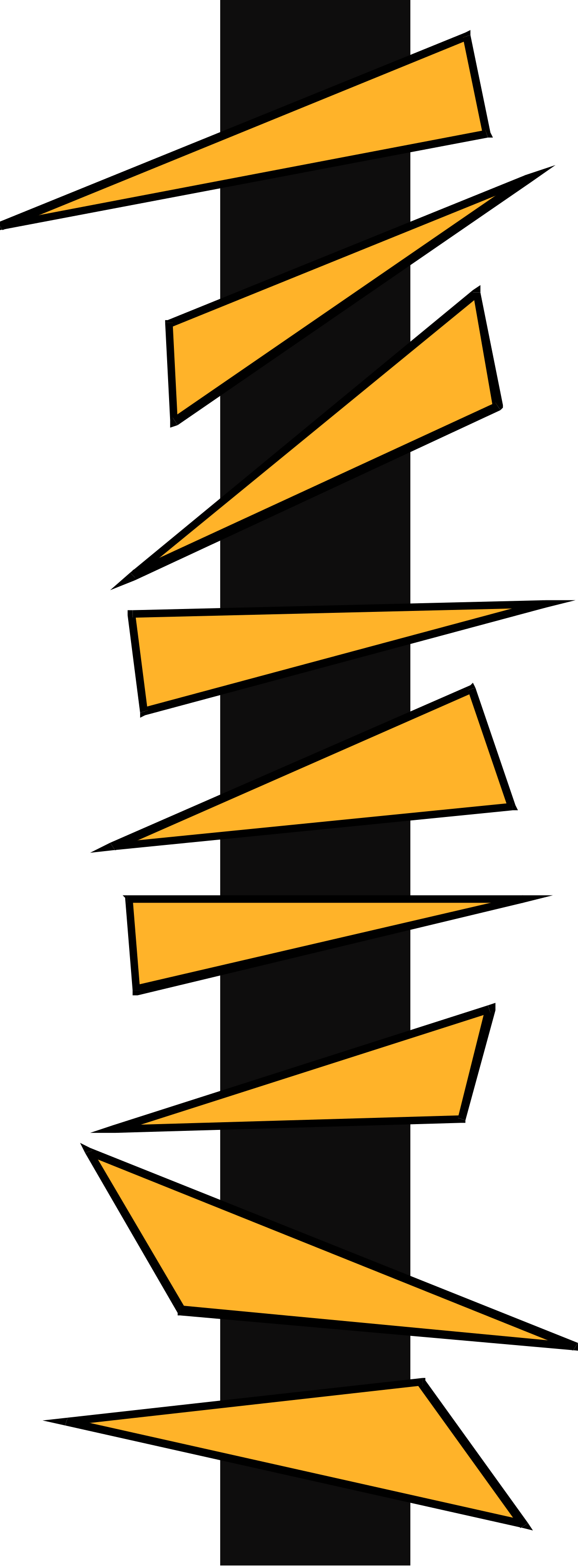 Black and Yellow Striped Background Clipart - Diagonal Pattern Design