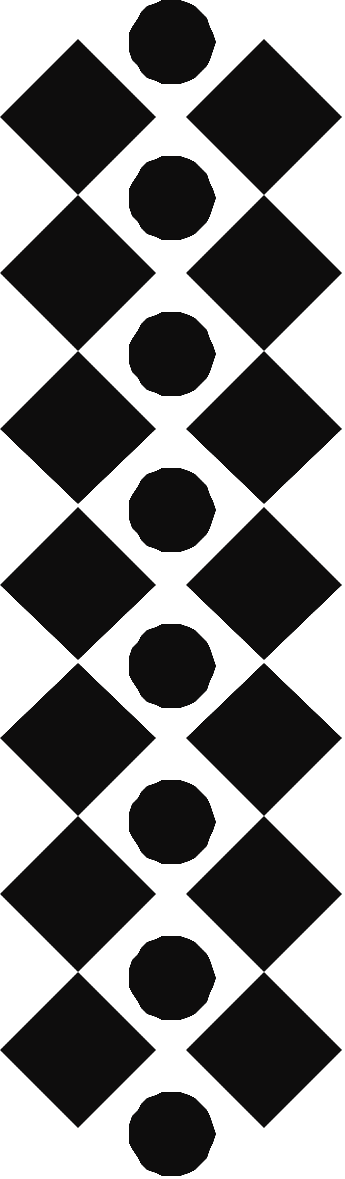 Black and White Circular Pattern Clipart - Versatile Borders for Creative Projects