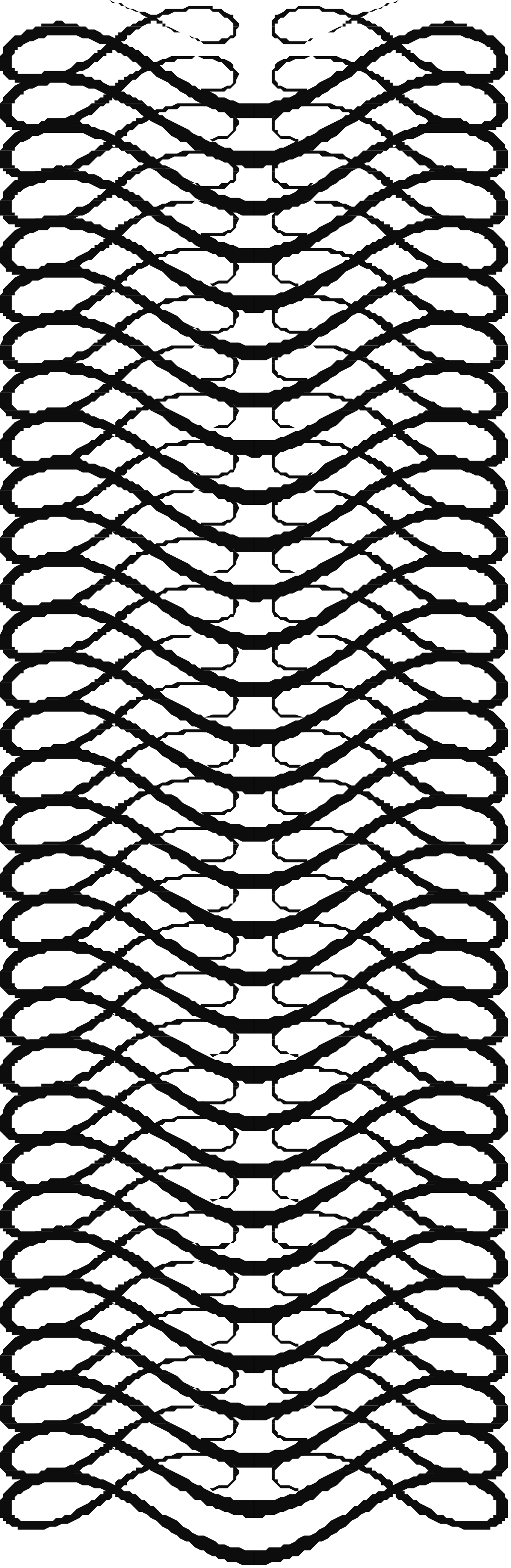 Wavy Line Pattern Clipart  Elegant Black and White Borders
