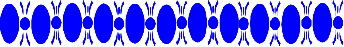 Blue Wave Pattern Clipart - Stunning Borders for Creative Projects