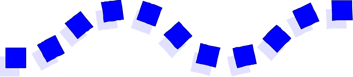 Blue and White Graph Clipart with Ascending Line - Perfect for Data Visualization