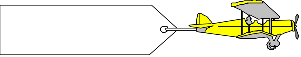 Yellow and Black Plane Clipart - Stunning Borders for Creative Designs