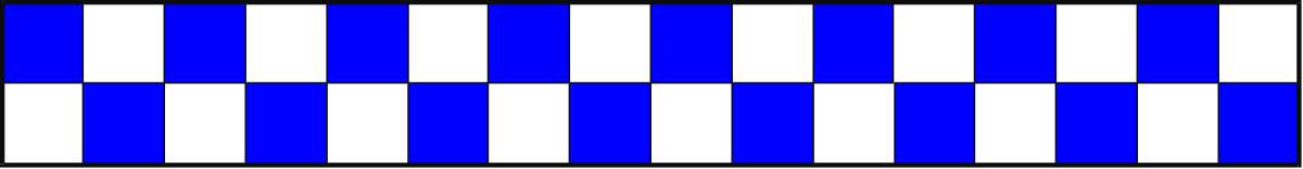 Borders Clipart: Striking Blue and Black Background with Black and White Stripes
