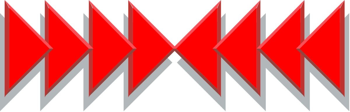 Red Arrows Logo Clipart - Stylish Borders and Design Elements