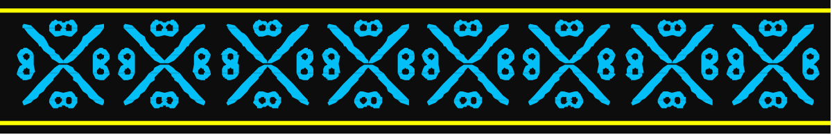 Black and Yellow Striped Pattern Clipart - Stylish Borders for Creative Projects