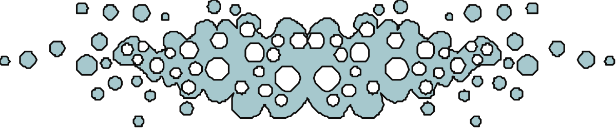 Black and White Small White Dots Borders for Creative Designs