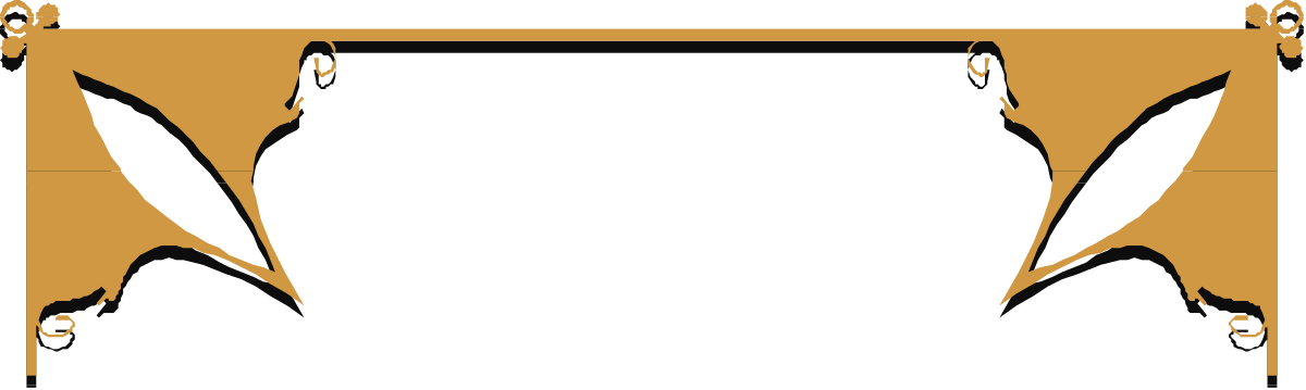 Elegant Black and Gold Frame Border Clipart