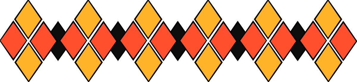 a black background with orange and yellow stripes clip art png transparent Striking Orange and Yellow Stripes Border on Black Background - Clipart