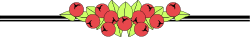 Red Tulips Clipart: Vibrant Floral Borders on Black Background