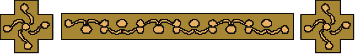 Wooden Frame Clipart with Elegant Pattern - Versatile Borders for Your Designs