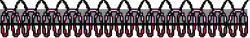 Black and White Striped Pattern Clipart with Red Highlights