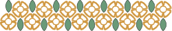 Vibrant Orange and Green Leaves Clipart Border Pattern