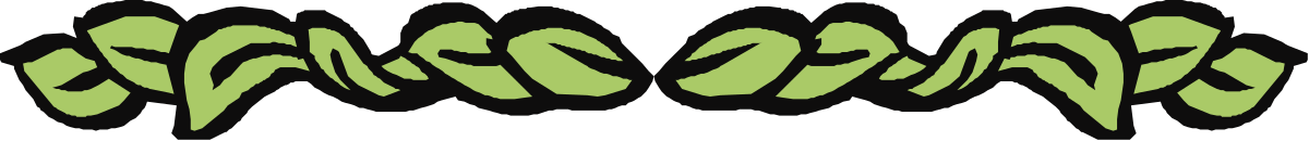 Stunning Green and Black Pattern Clipart with Borders