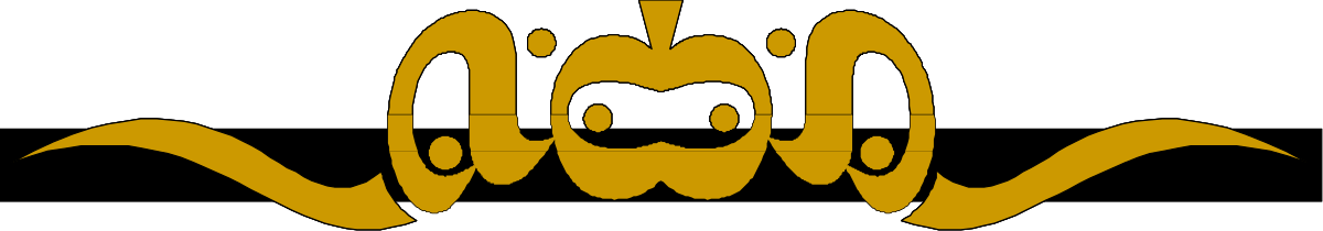 Black and Yellow Logo Clipart with Bold Borders