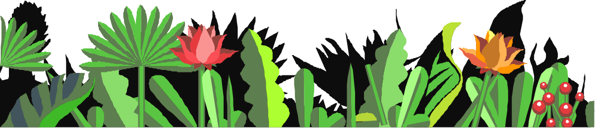a bunch of flowers in the grass clip art png transparent Flower Borders Clipart - Vibrant Floral Designs for Your Projects