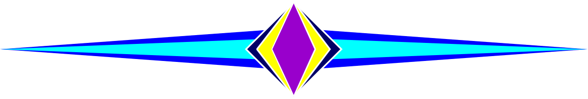 Blue and Yellow Star Clipart on Black Background - Stunning Borders Design