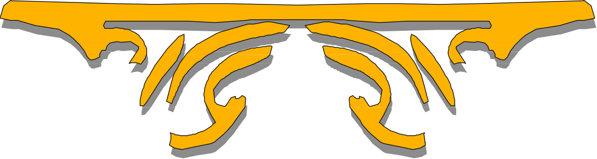 a yellow and gray logo with a black outline clip art png transparent Yellow and Gray Logo with Black Outline - Versatile Clipart Design