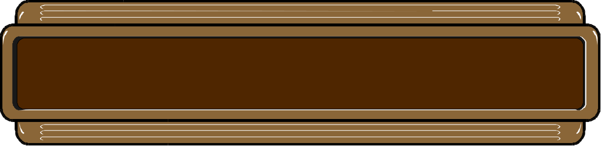Borders Clipart: Classic Brown Book with Blank Label