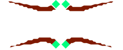 Green and Red Bat Clipart with Wings - Unique Borders Design