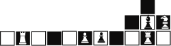 Black and White Chess Set Clipart - Elegant Pawn Design