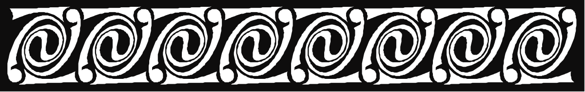 Elegant Black and White Borders - Stylish Clipart Design
